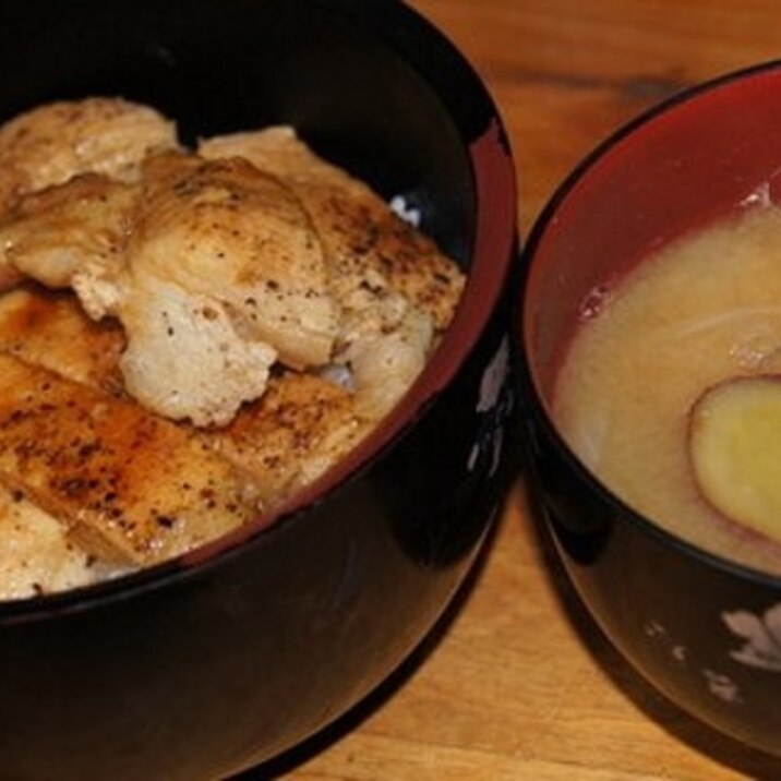 簡単、安い、美味しいの三拍子　豚肉ロース丼